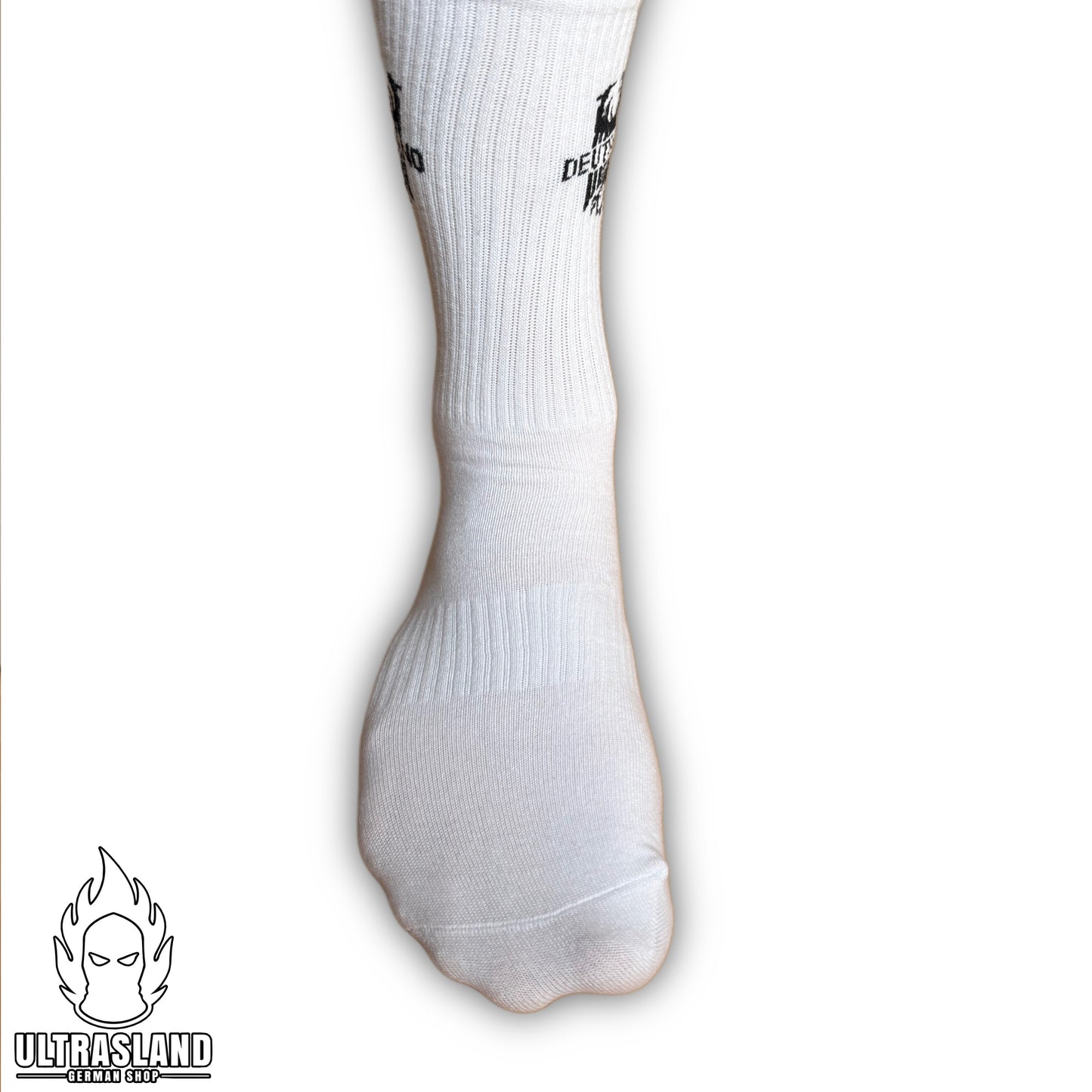 Deutschland Socken Weiß mit Adler & Deutschland Schriftzug