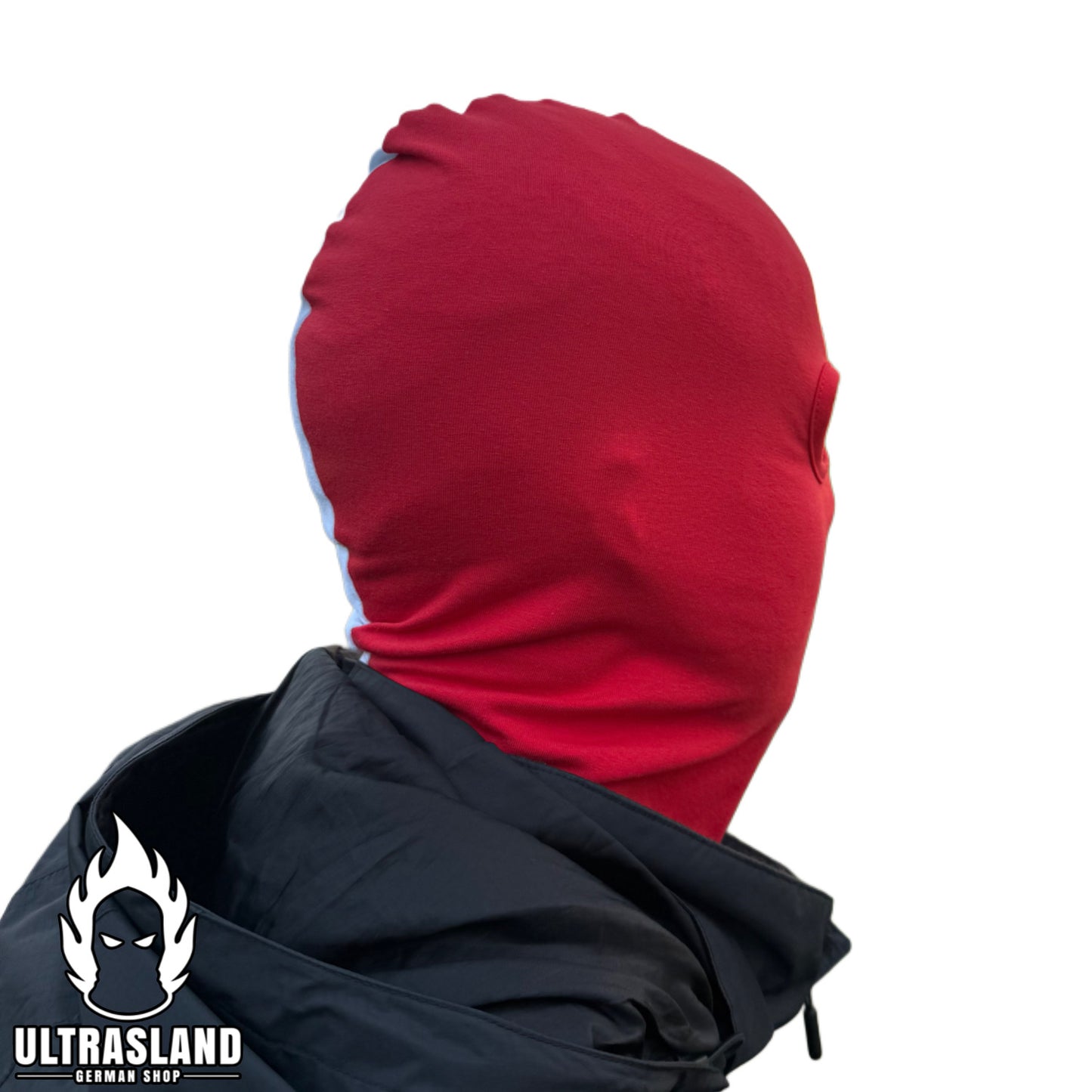 Rot Weiße Sturmhaube - Baumwolle