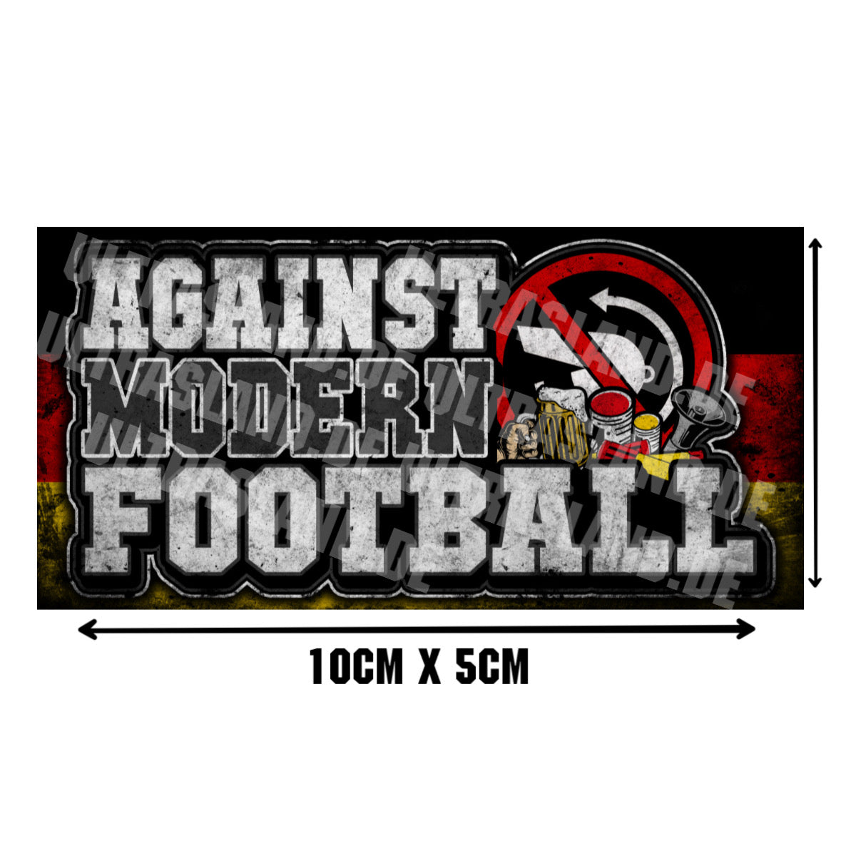 Against Modern Football Aufkleber