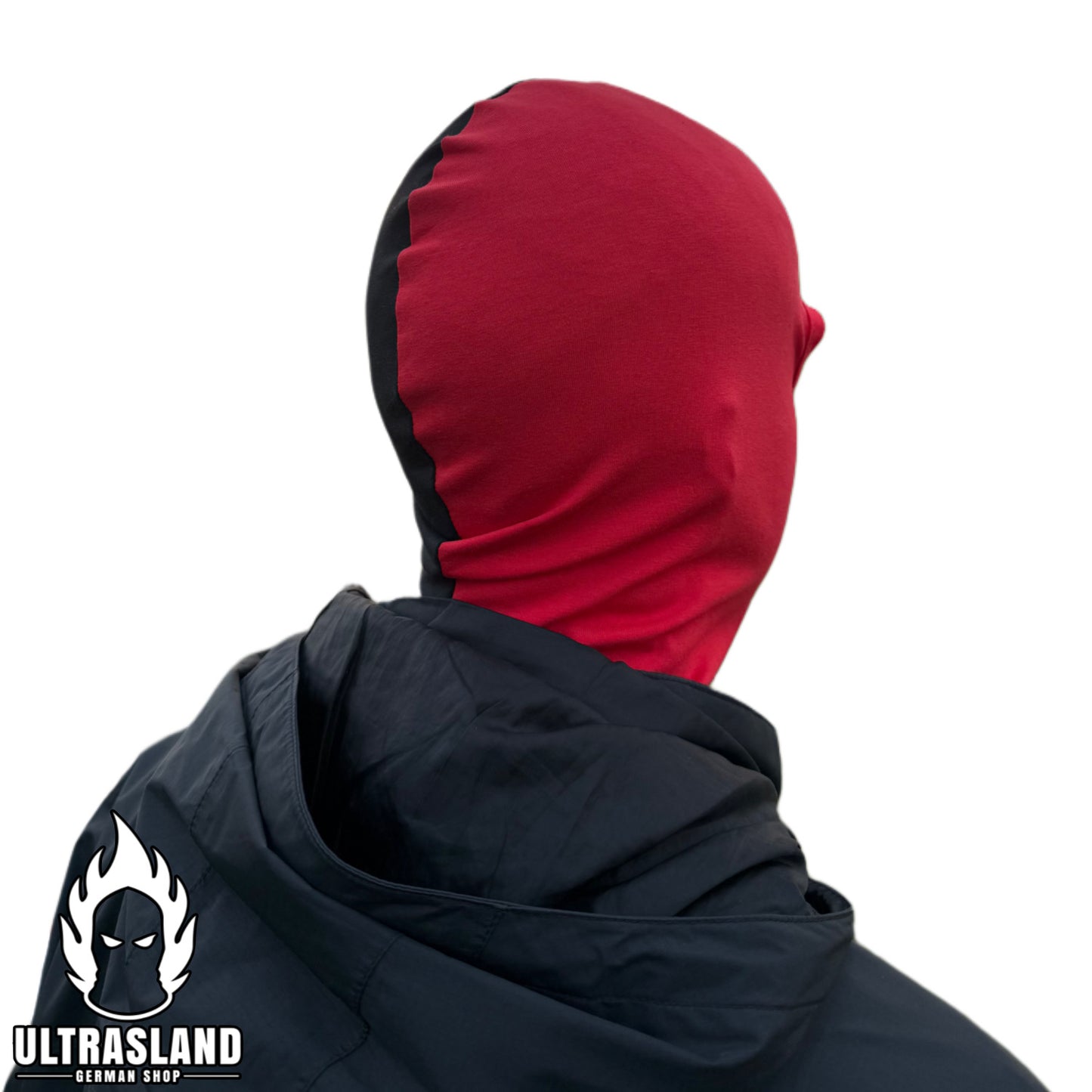 Rot Schwarze Sturmhaube - Baumwolle