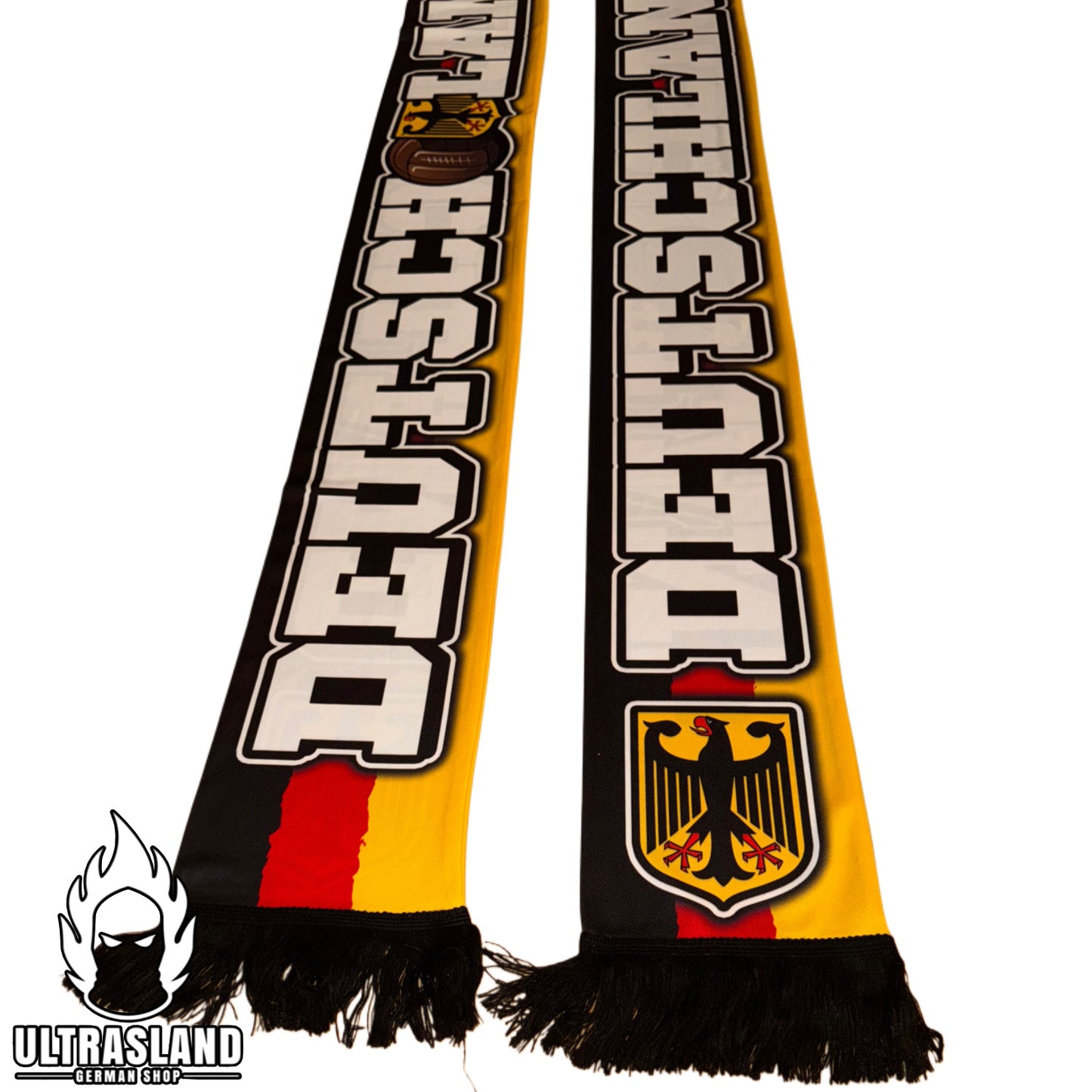 Deutschland Schal - Seidenschal - 138cm x 17cm