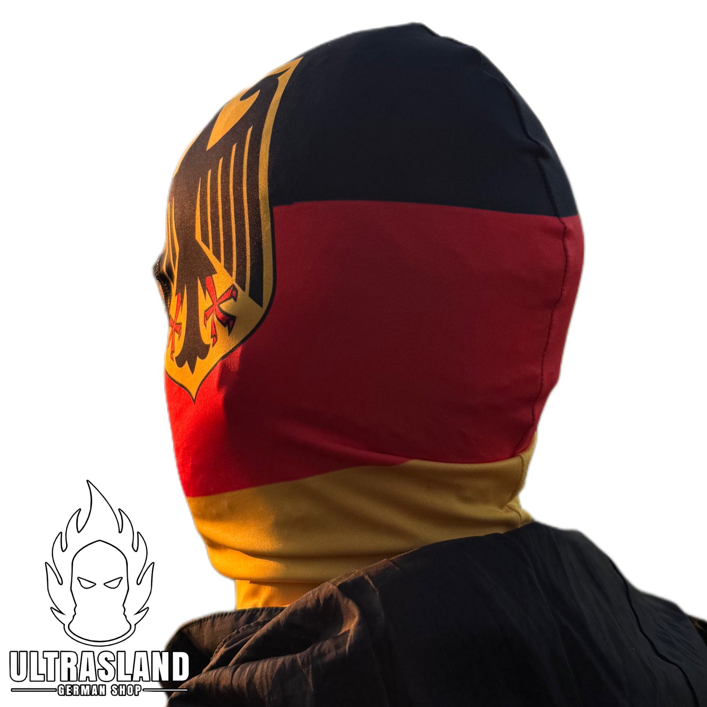 Deutschland Sturmhaube mit Adler - Polyester