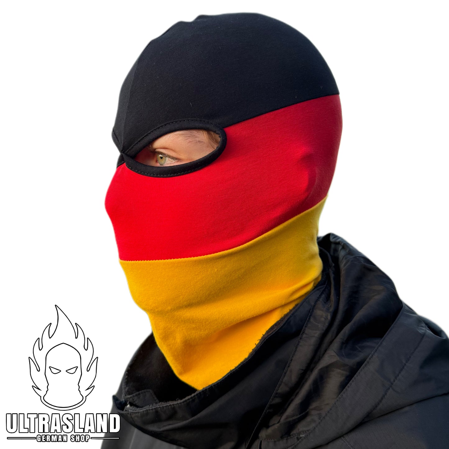 Deutschland Sturmhaube - Schwarz, Rot, Gelb