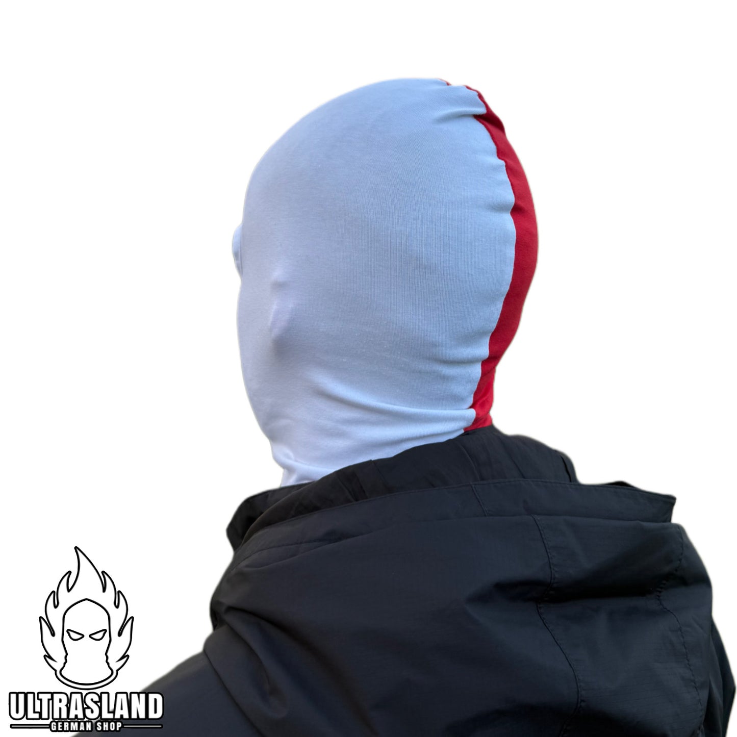 Rot Weiße Sturmhaube - Baumwolle