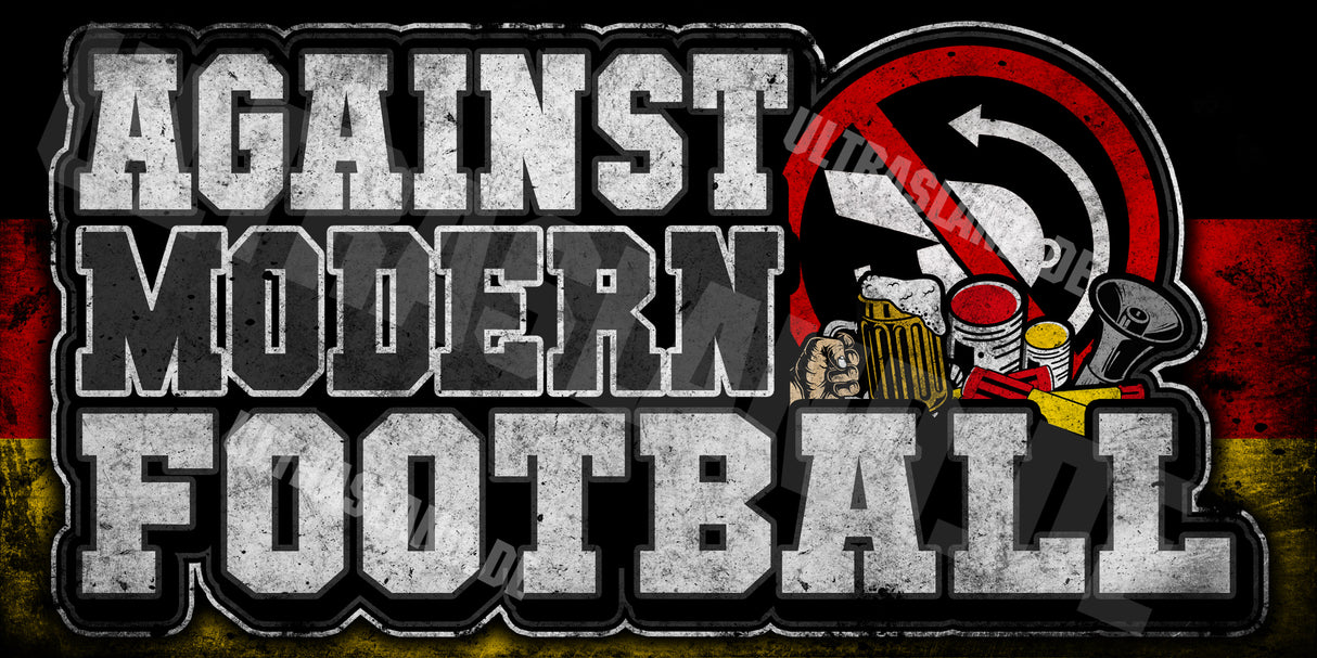 Against Modern Football Aufkleber