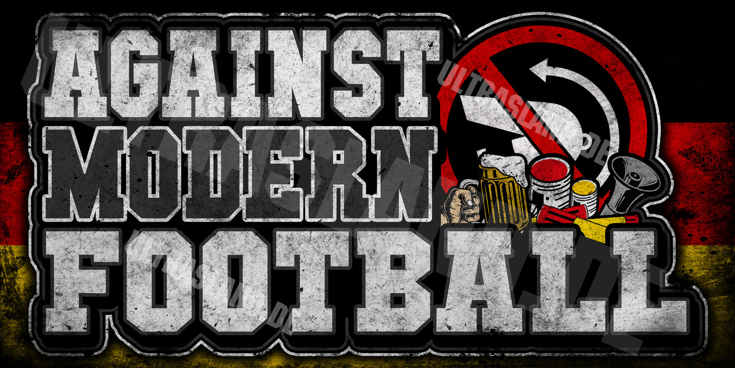 Against Modern Football Aufkleber