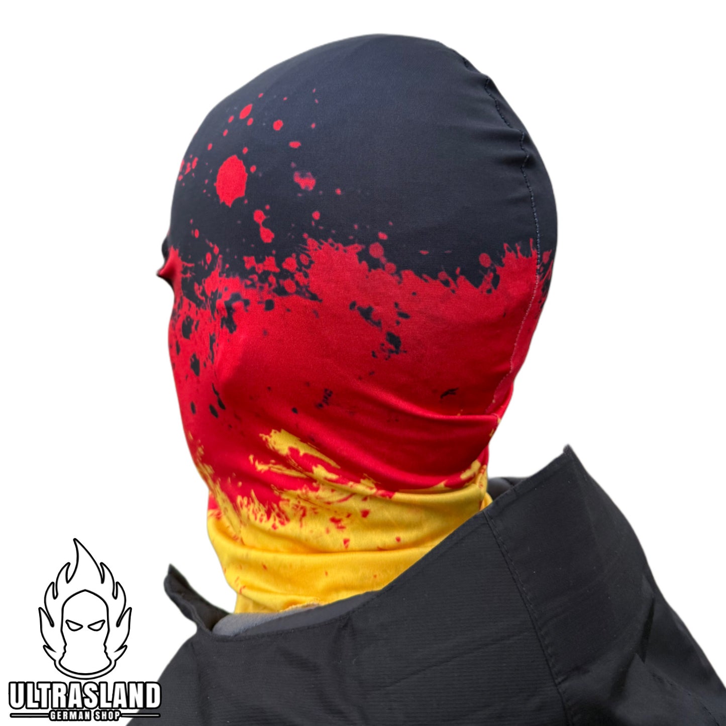 Special Deutschland Sturmhaube Polyester - Schwarz, Rot, Gelb