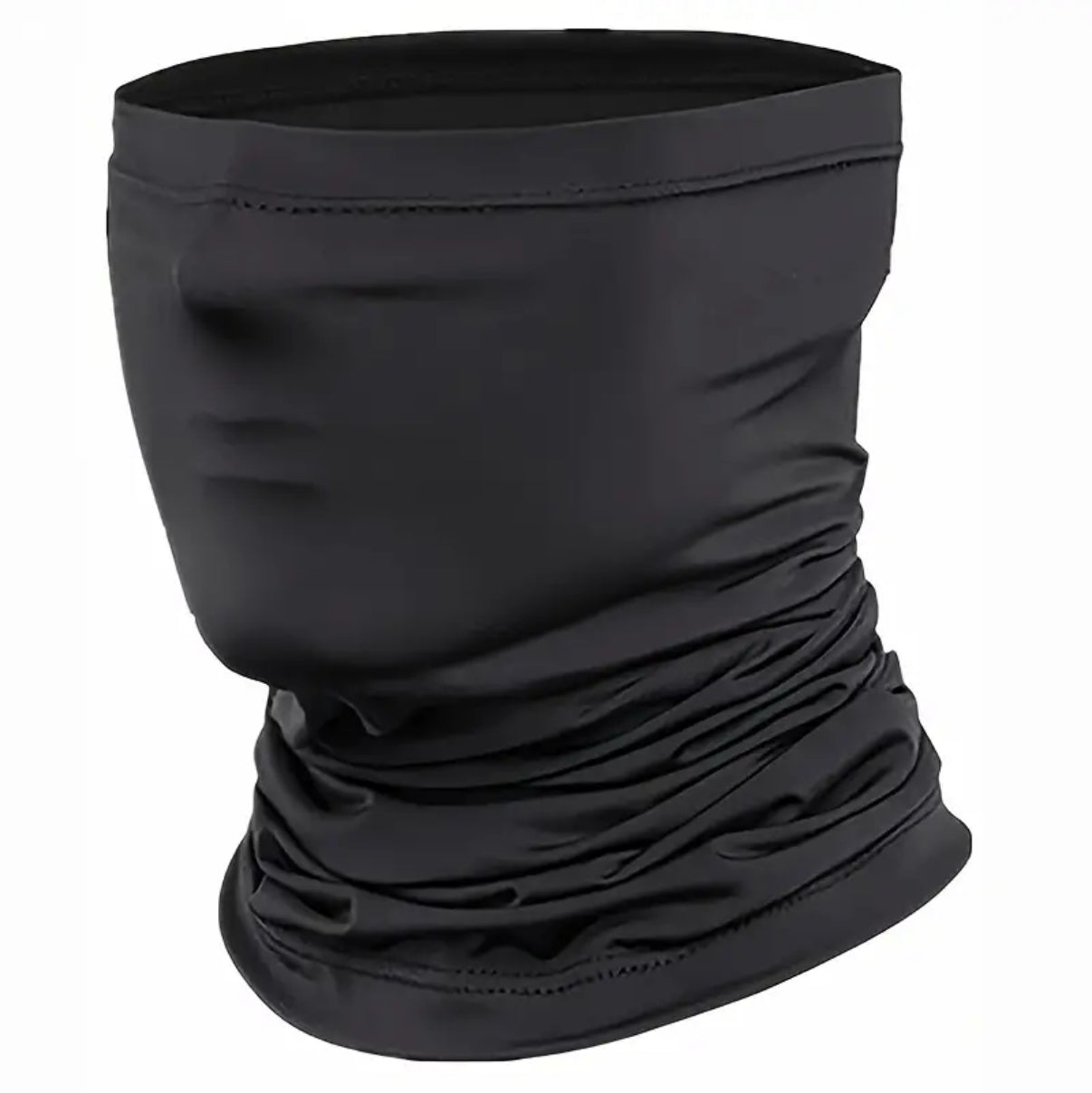 Schlauchschal Schwarz Polyester