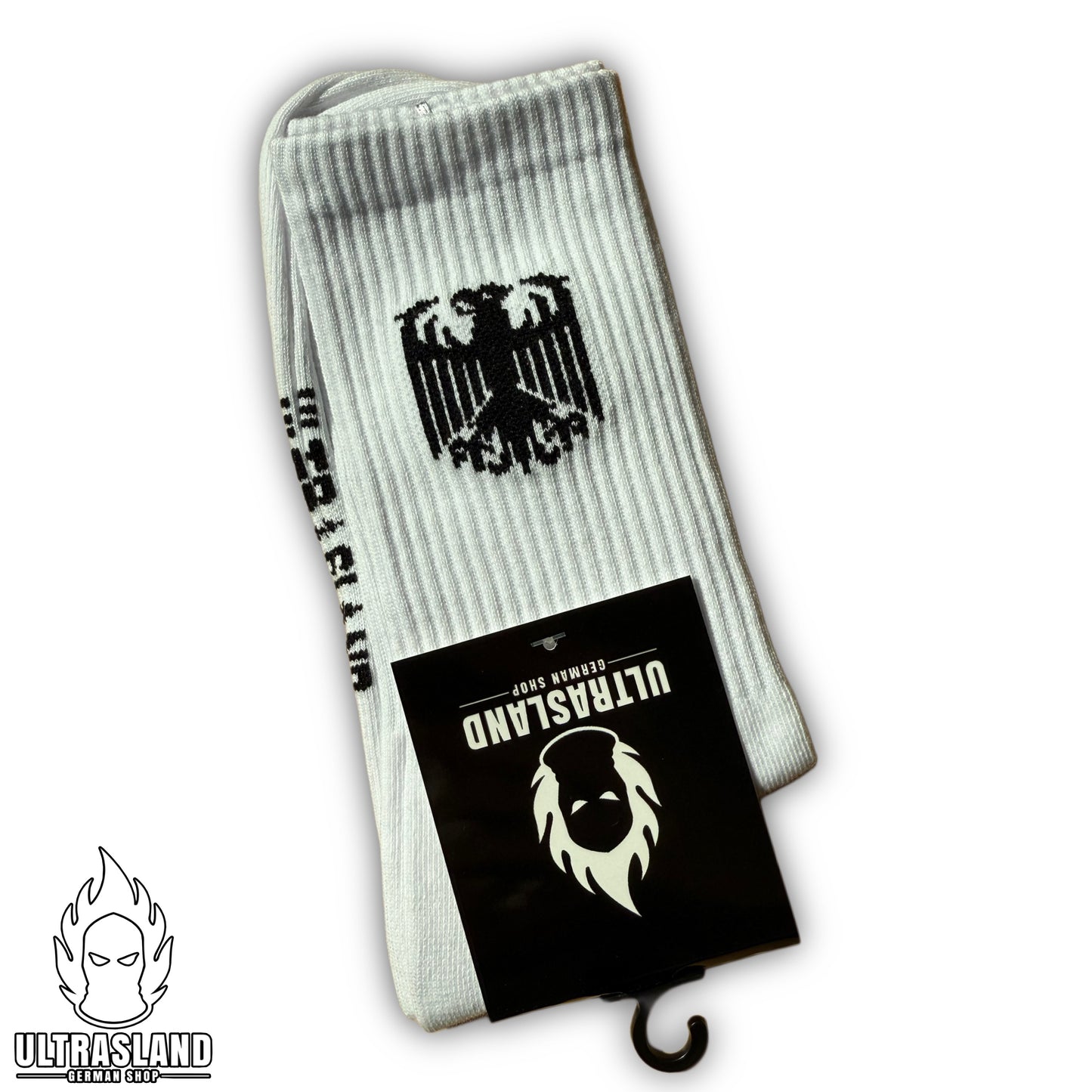 Deutschland Socken Weiß mit Adler