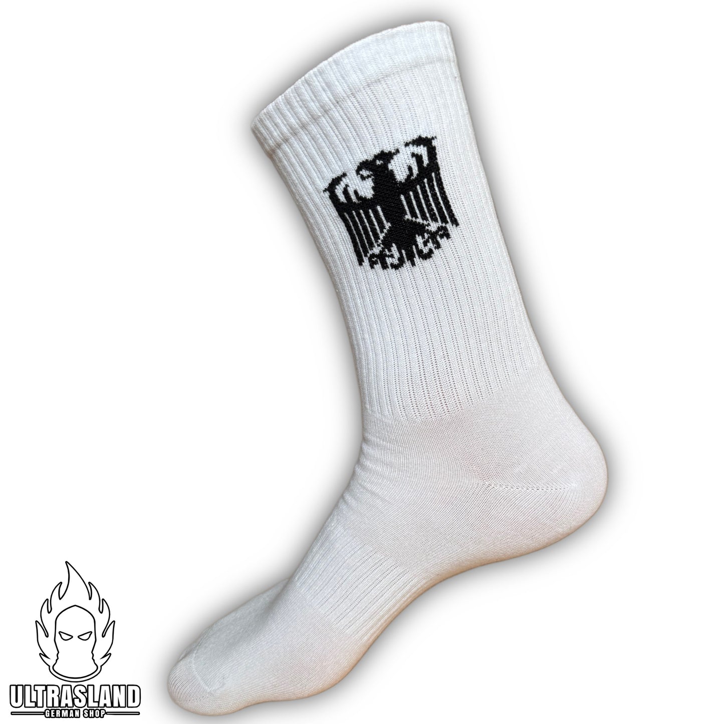 Deutschland Socken Weiß mit Adler