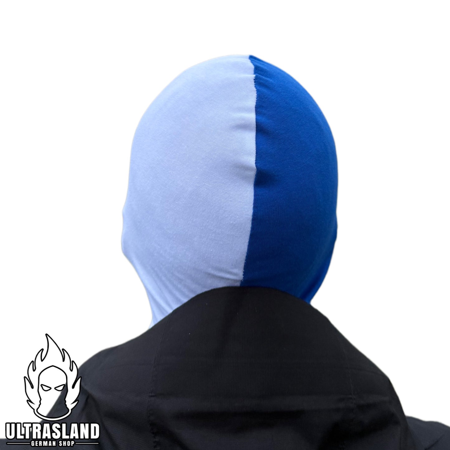 Blau Weiße Sturmhaube - Baumwolle