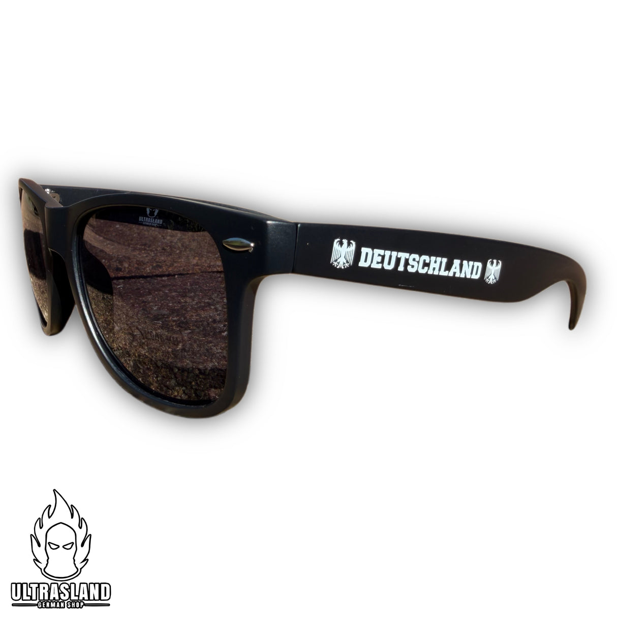 Deutschland Sonnenbrille Schwarz - UV400