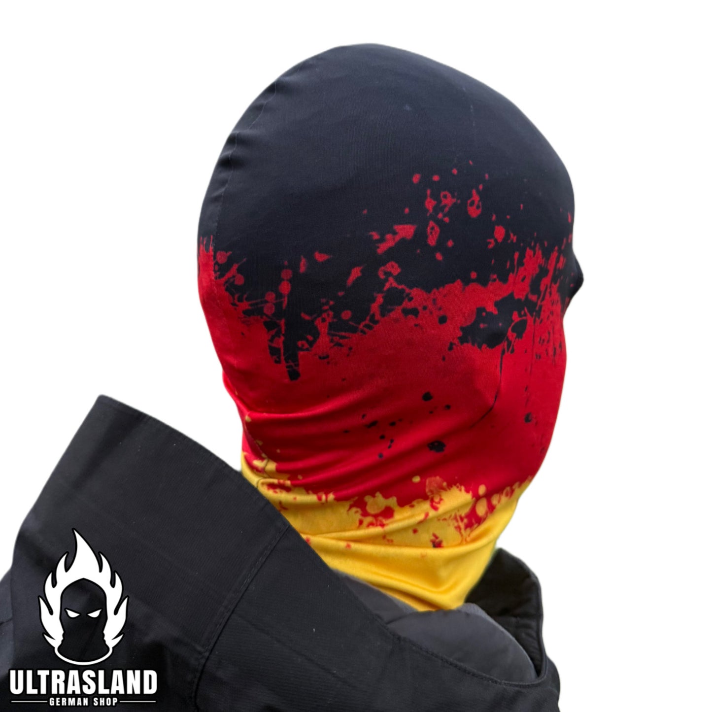 Special Deutschland Sturmhaube Polyester - Schwarz, Rot, Gelb