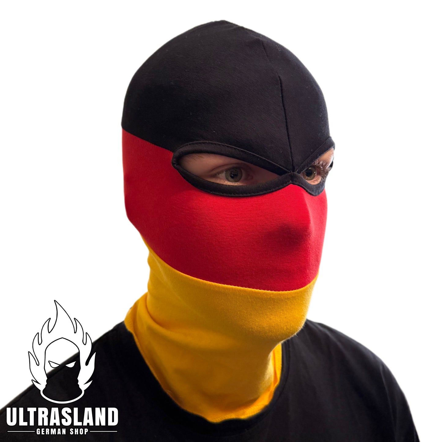 Deutschland Sturmhaube - Schwarz, Rot, Gelb