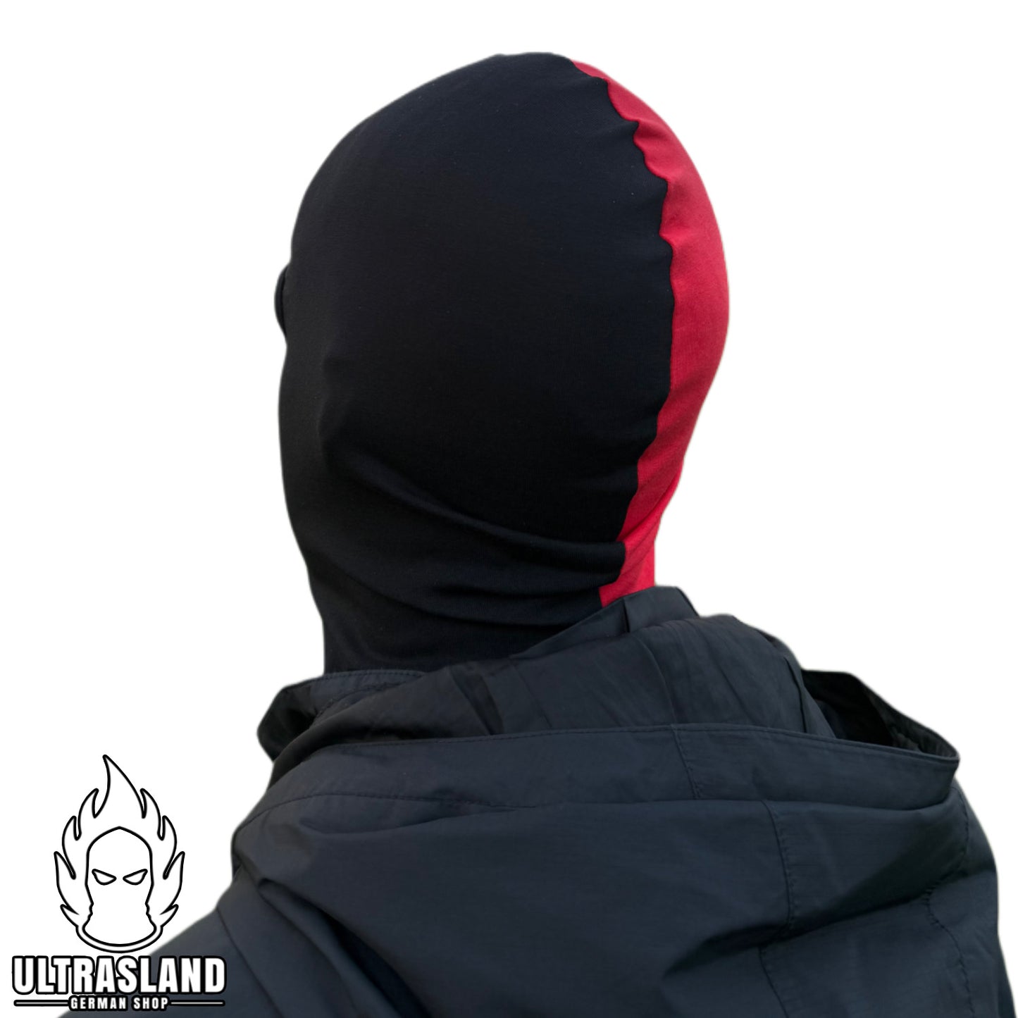 Rot Schwarze Sturmhaube - Baumwolle