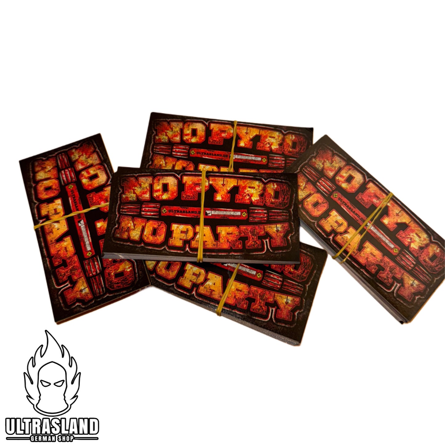 No Pyro No Party Aufkleber