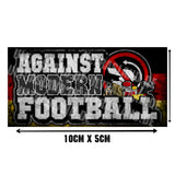 Against Modern Football Aufkleber