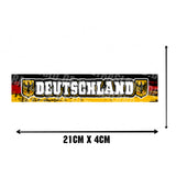 Deutschland Schriftzug – Flagge & Adler Aufkleber