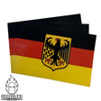 Mehrere Deutschland Sticker mit schwarz-rot-goldener Flagge und farbigem Adler