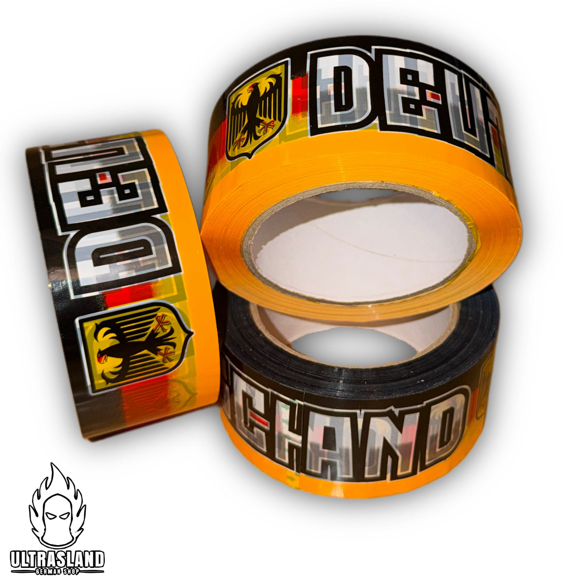 Kleberolle Deutschland 100 Meter