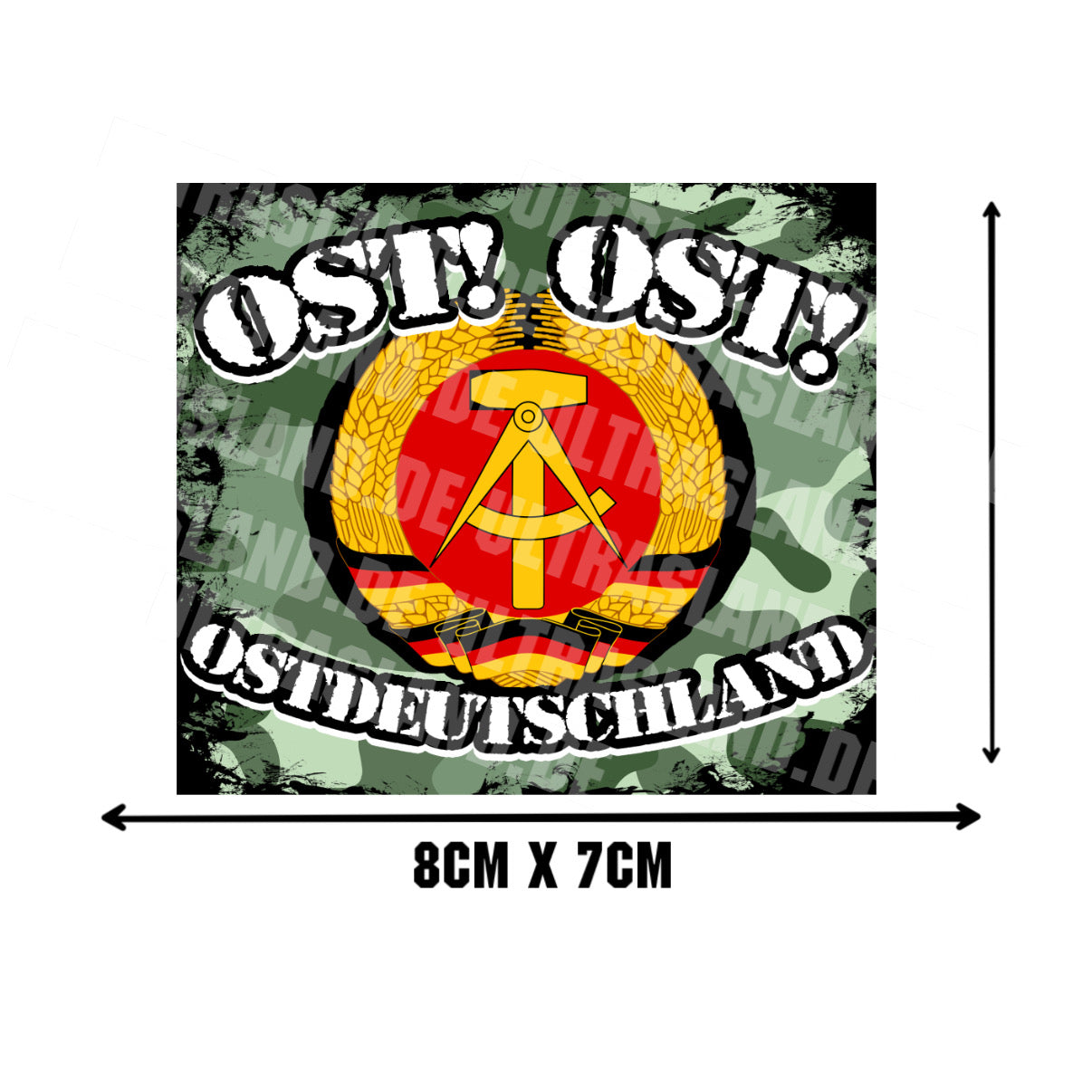Ost! Ost! Ostdeutschland Aufkleber.