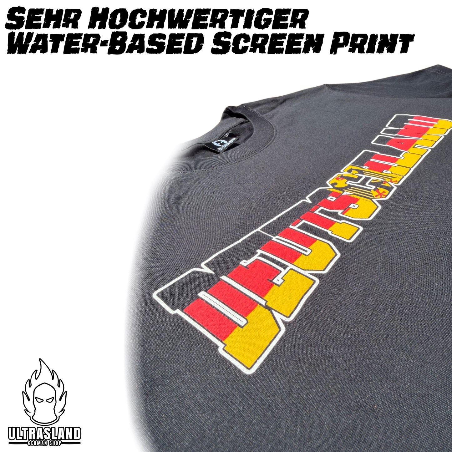 Deutschland T-Shirt Schwarz – Regular Fit