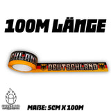 Kleberolle Deutschland 100 Meter