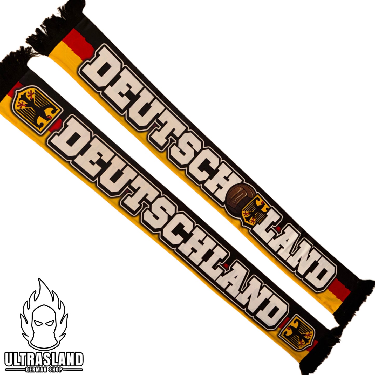Deutschland Schal - Seidenschal - 138cm x 17cm
