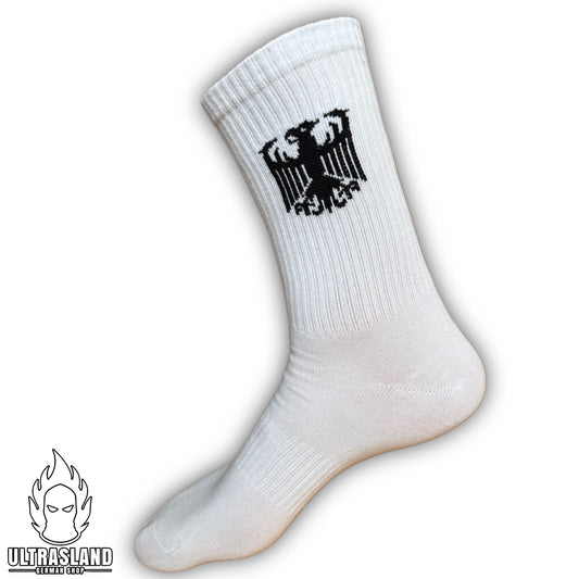 Deutschland Socken Weiß mit Adler