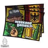 Weekend Games – Fußball, Bier & Freiheit Aufkleber