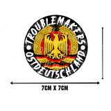 Troublemakers Ostdeutschland Aufkleber – Rundaufkleber.