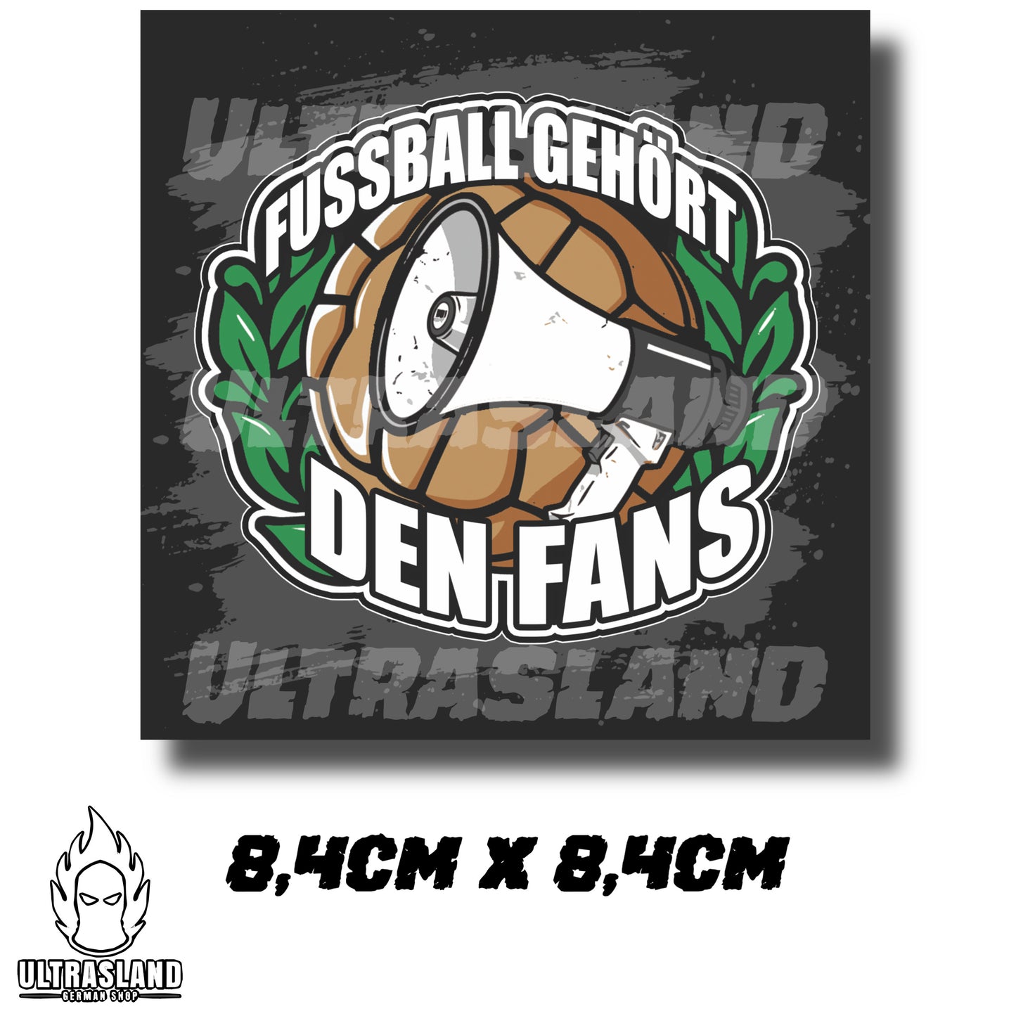 Fußball gehört den Fans Aufkleber Ultras Sticker