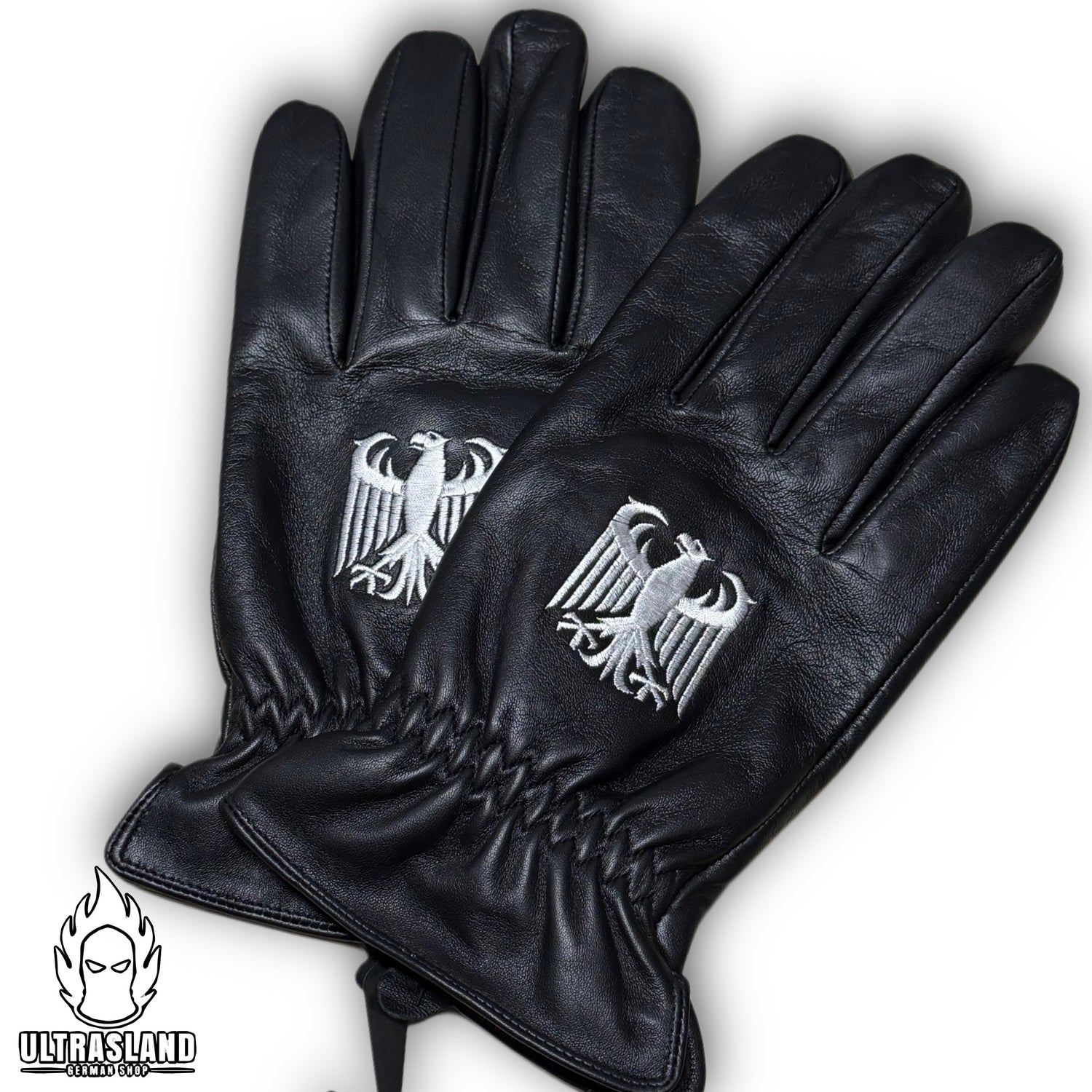Deutschland Lederhandschuhe mit Adler