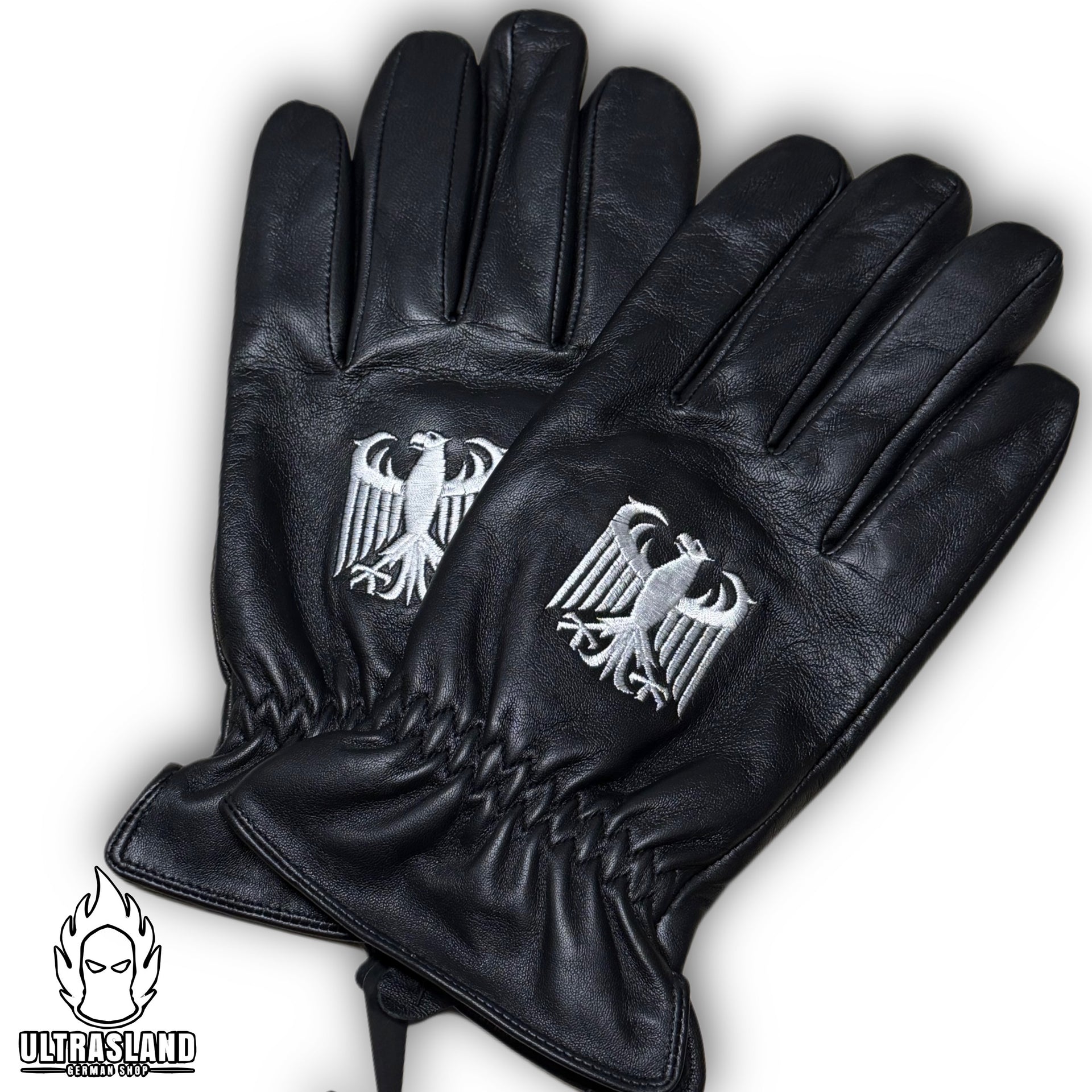 Deutschland Lederhandschuhe mit Adler