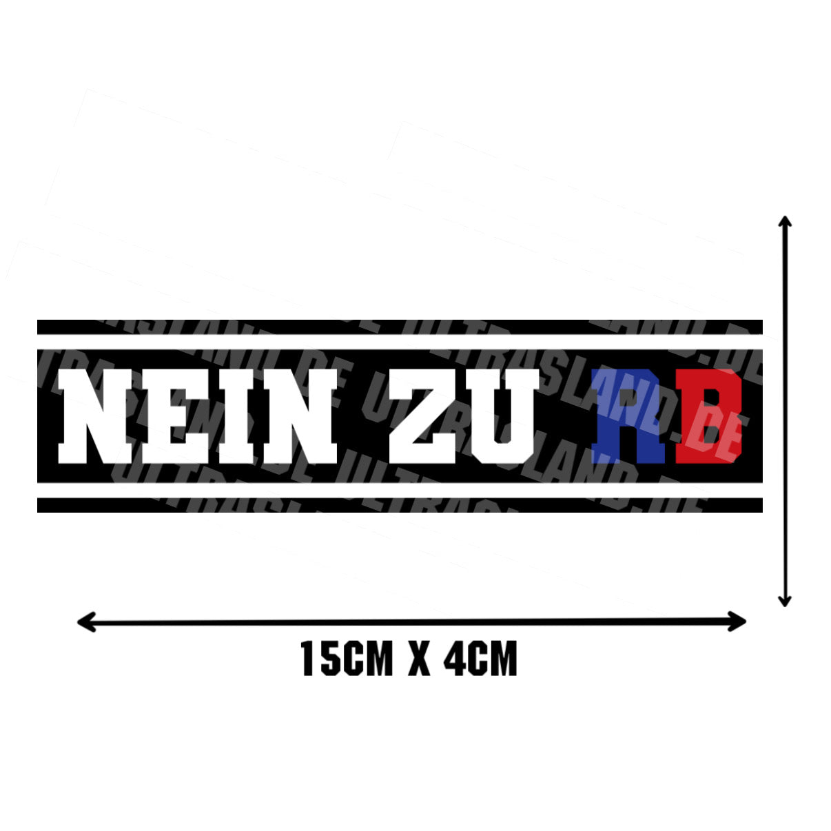 Nein zu RB Aufkleber – Klare Kante gegen Kommerz!