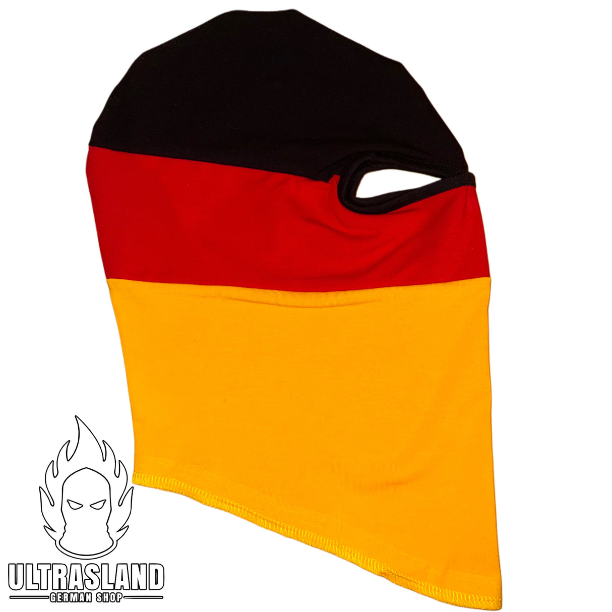 Deutschland Sturmhaube in Schwarz-Rot-Gold als Produktansicht