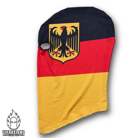 Deutschland Sturmhaube aus Polyester mit Adler und zwei Augenöffnungen