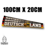 Deutschland Aufkleber XXL (100 × 20 cm) - 3er Set
