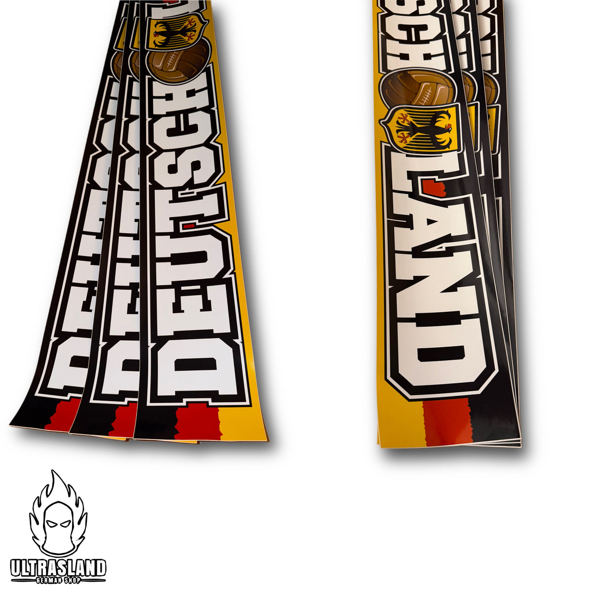 Deutschland Aufkleber XXL (100 × 20 cm) - 3er Set