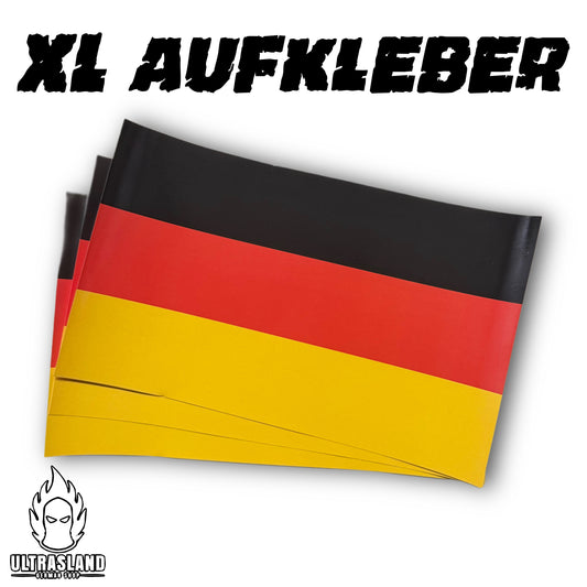 XL Deutschland Flagge Aufkleber 25 x 15 cm
